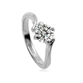 Кольцо с цирконием "Эделвейс"