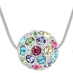 Кулон "Пандора", разноцветный