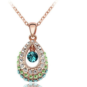 Кулон "Дамиани" аквамарин