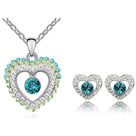 Комплект "Снежная королева", бирюза