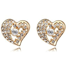 Серьги "Амели", белый