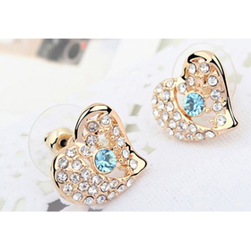 Серьги "Амели", голубой