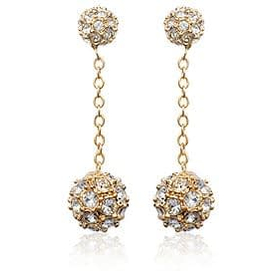 Серьги длинные "Диор"