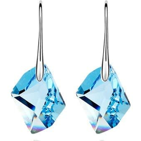 Серьги "Гармония", голубой