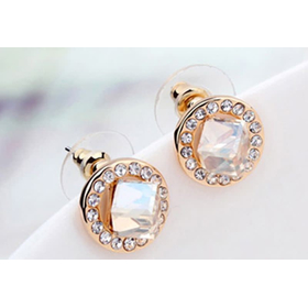 Серьги "Кубик Swarovski"