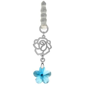 Заглушка для телефона Swarovski "Цветочек"