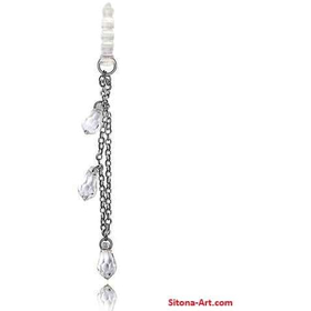 Заглушка для телефона Swarovski "Хрусталь"