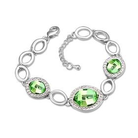 Браслет Сваровски "Green"