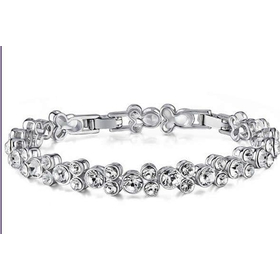 Браслет Сваровски "Плетение"