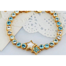 Браслет Сваровски "Созвездие", золотой