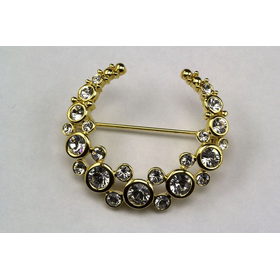 Брошь "Полумесяц"