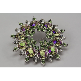 Брошь Сваровски "Ин-флор"