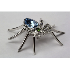 Брошь Сваровски  "Паучек"