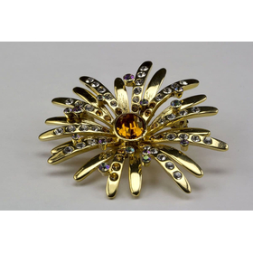 Брошь Сваровски "Солнечная"