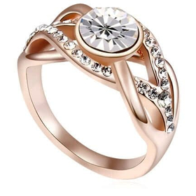 Кольцо Cваровски "Венец"