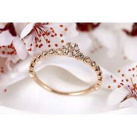 Кольцо Сваровски "Цветочек"