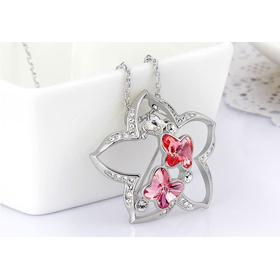 Кулон-брошь "Цветущий сад"