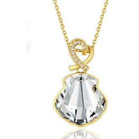 Кулон "Медовый месяц", белый