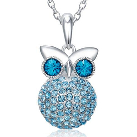 Кулон "Мудрость", голубой