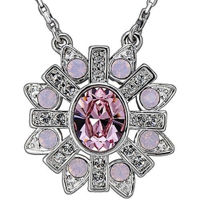 Колье с кристаллами Сваровски