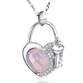 Кулон "Секрет" розовый