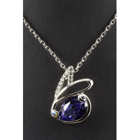 Кулон "Солнечный зайчик", фиолетовый