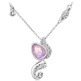 Кулон Сваровски "Очарование", розовый