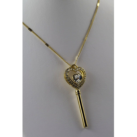 Кулон Сваровски "Золотой ключик"