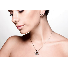 Комплект Сваровски "Улиточка"