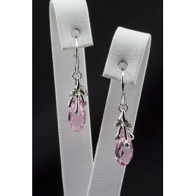 Серьги Сваровски "Хрустальная капля"